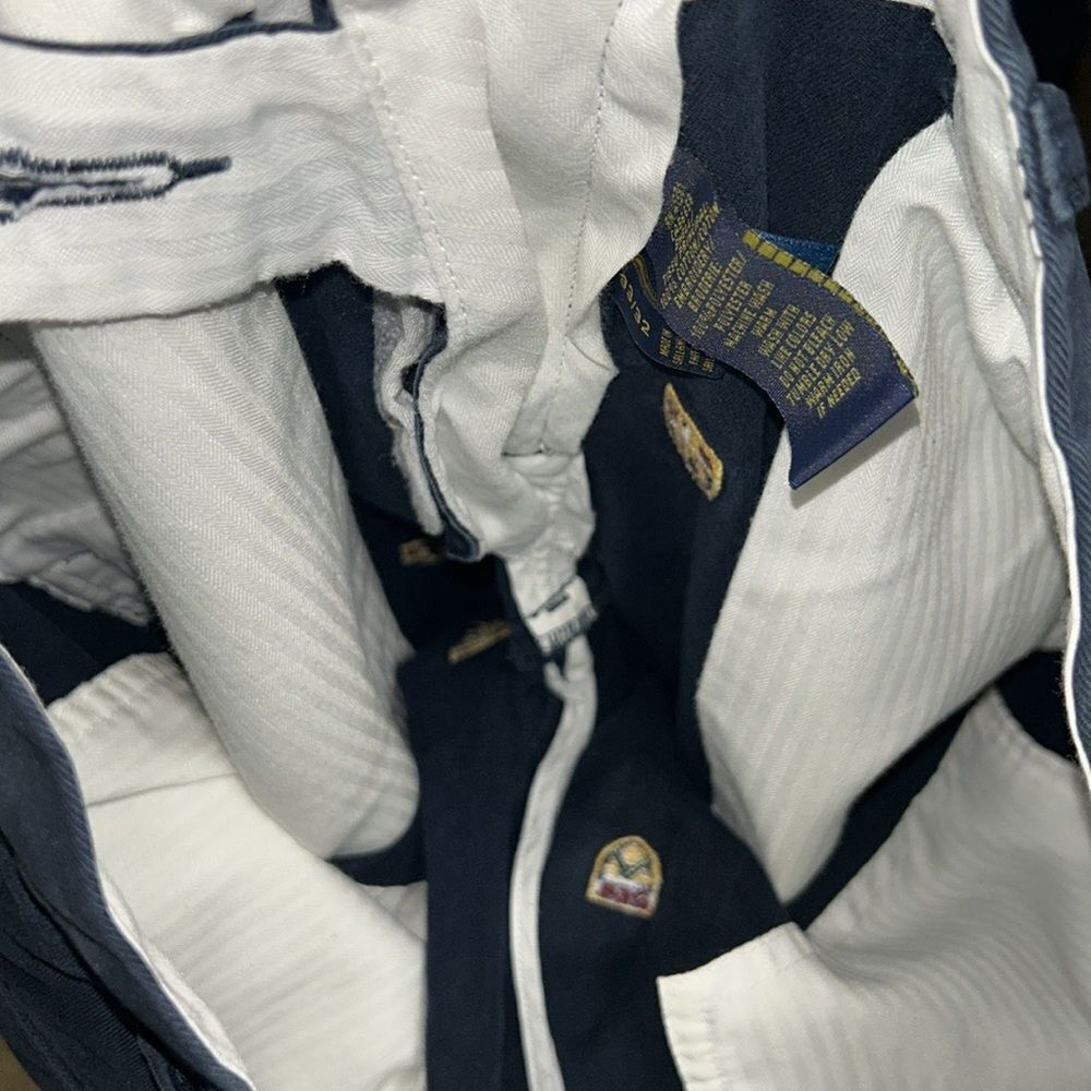 Polo Ralph Lauren Men’s Embroidery Print Navy Blue Pants(Size 33/32) - Picture 8 of 8